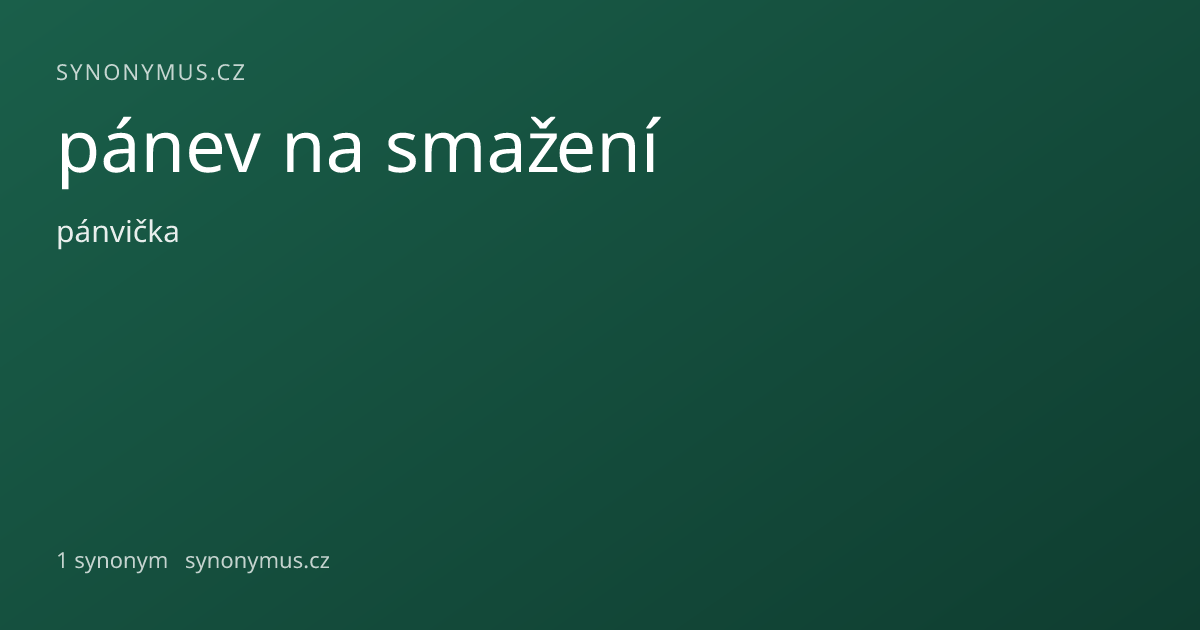 Náhled odkazu: pánev na smažení