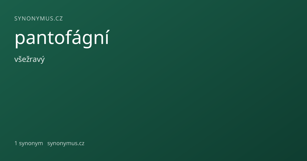Náhled odkazu: pantofágní
