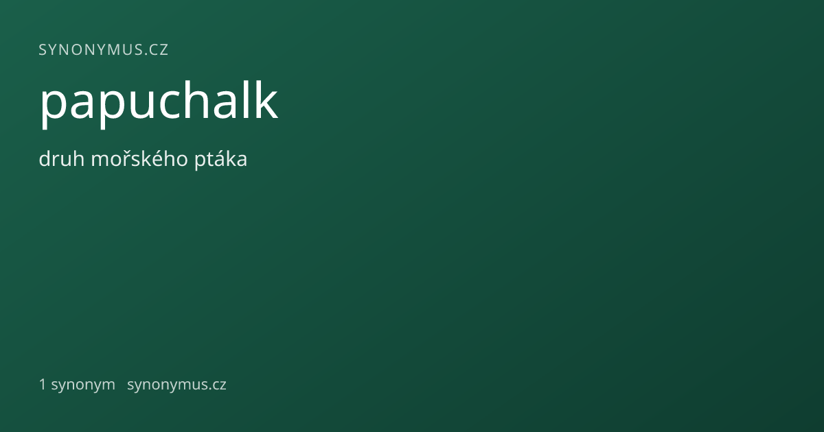 Náhled odkazu: papuchalk