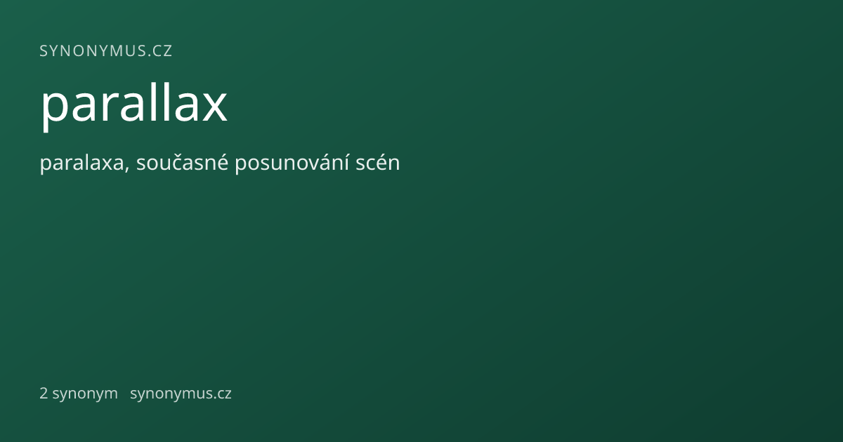 Náhled odkazu: parallax