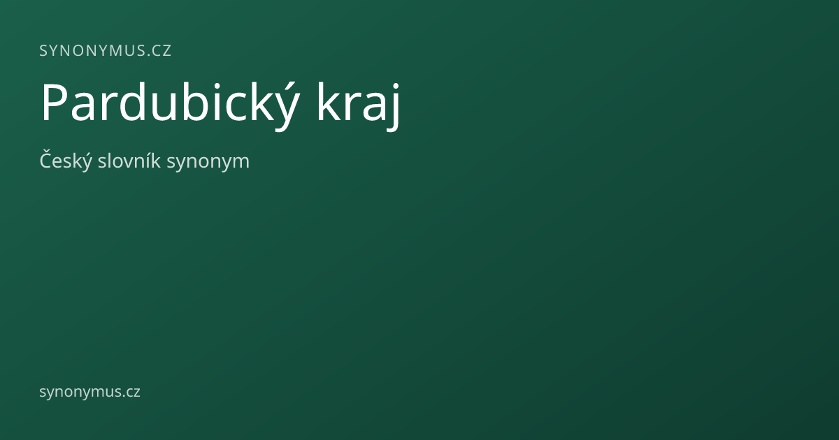 Náhled odkazu: Pardubický kraj