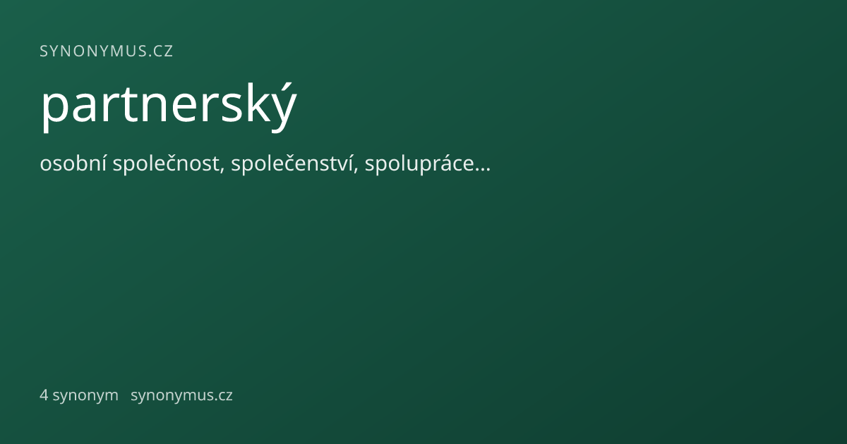 Náhled odkazu: partnerský