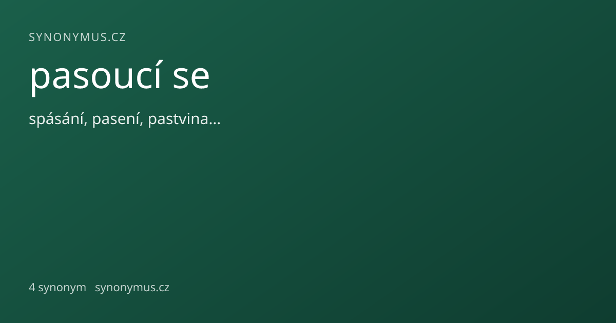 Náhled odkazu: pasoucí se