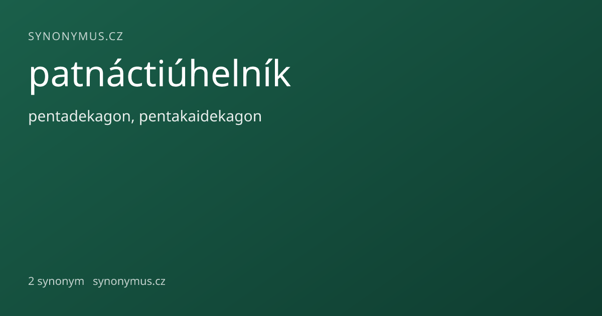 Náhled odkazu: patnáctiúhelník