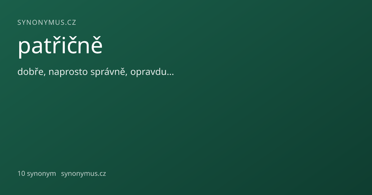 Náhled odkazu: patřičně