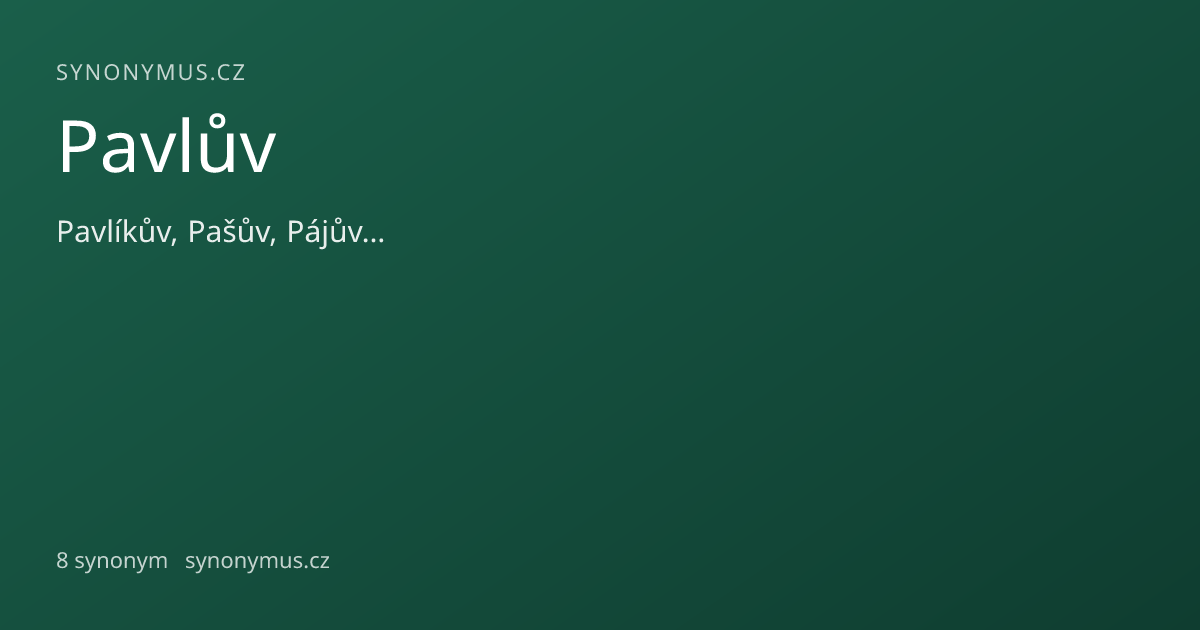Náhled odkazu: Pavlův