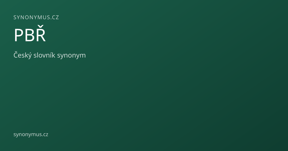 Náhled odkazu: PBŘ