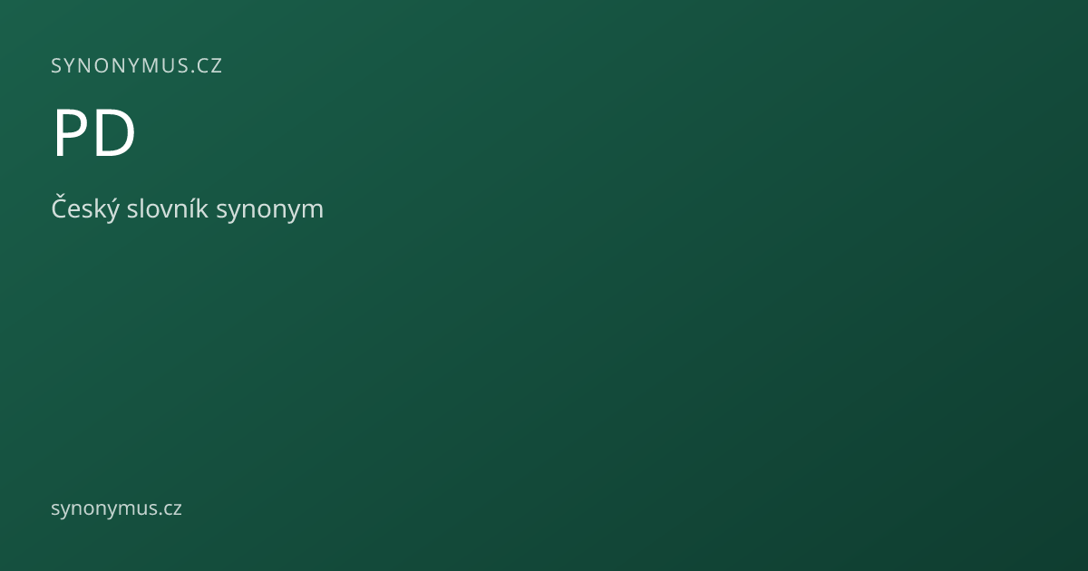 Náhled odkazu: PD