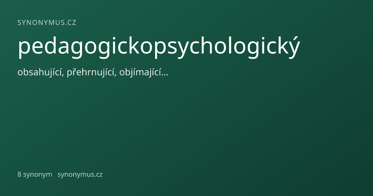 Náhled odkazu: pedagogickopsychologický