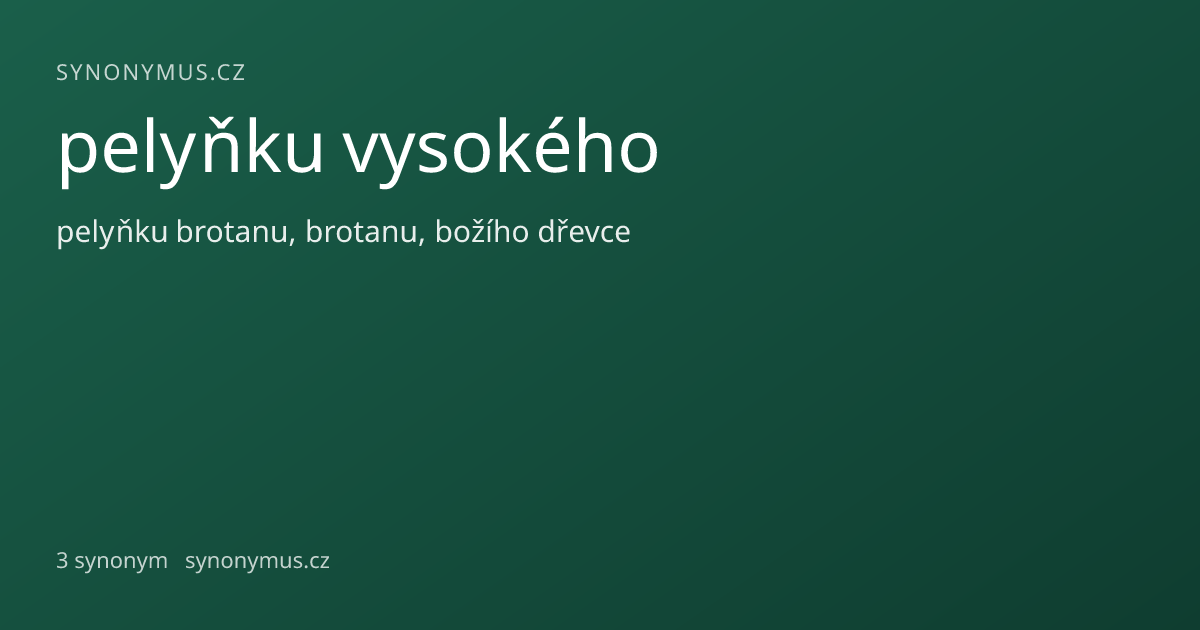 Náhled odkazu: pelyňku vysokého