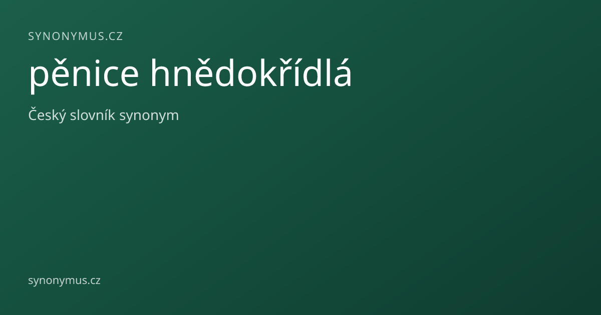 Náhled odkazu: pěnice hnědokřídlá