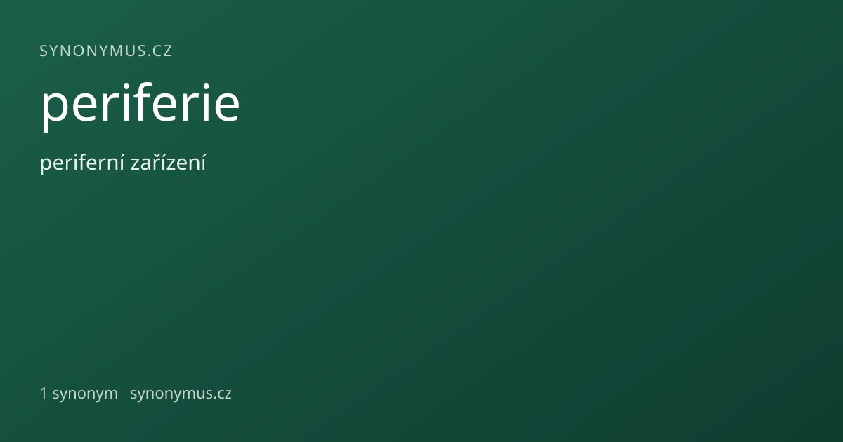 Náhled odkazu: periferie