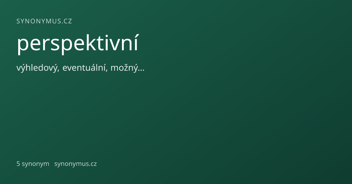 Náhled odkazu: perspektivní