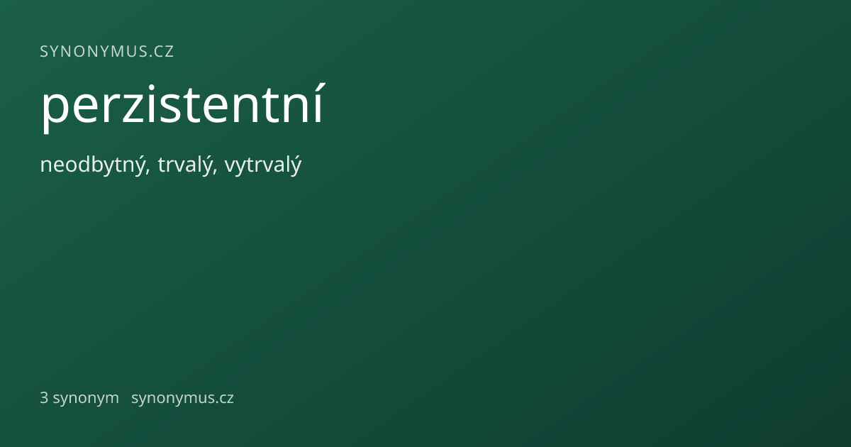Náhled odkazu: perzistentní