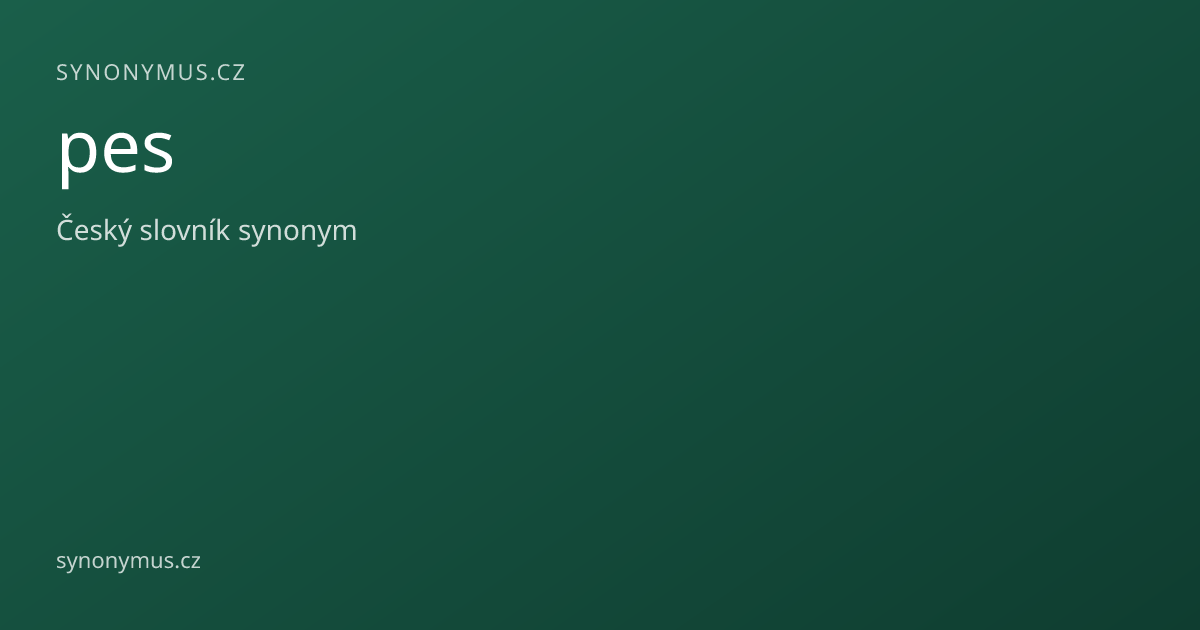 Náhled odkazu: pes