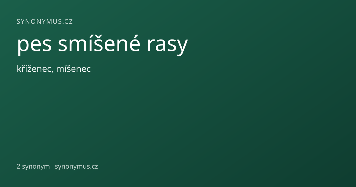 Náhled odkazu: pes smíšené rasy