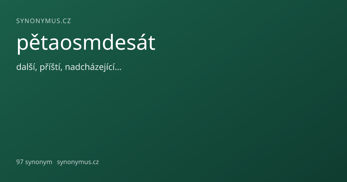 Náhled odkazu: pětaosmdesát