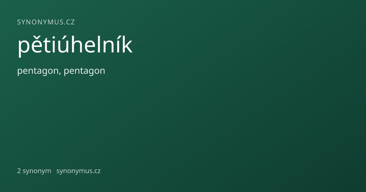 Náhled odkazu: pětiúhelník