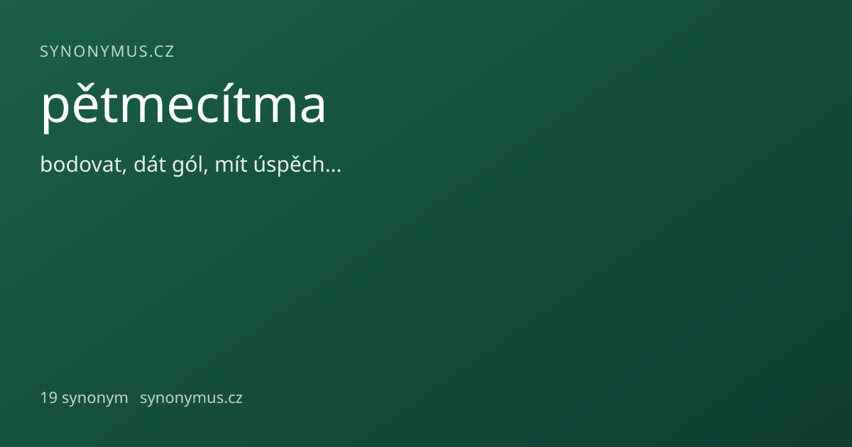 Náhled odkazu: pětmecítma