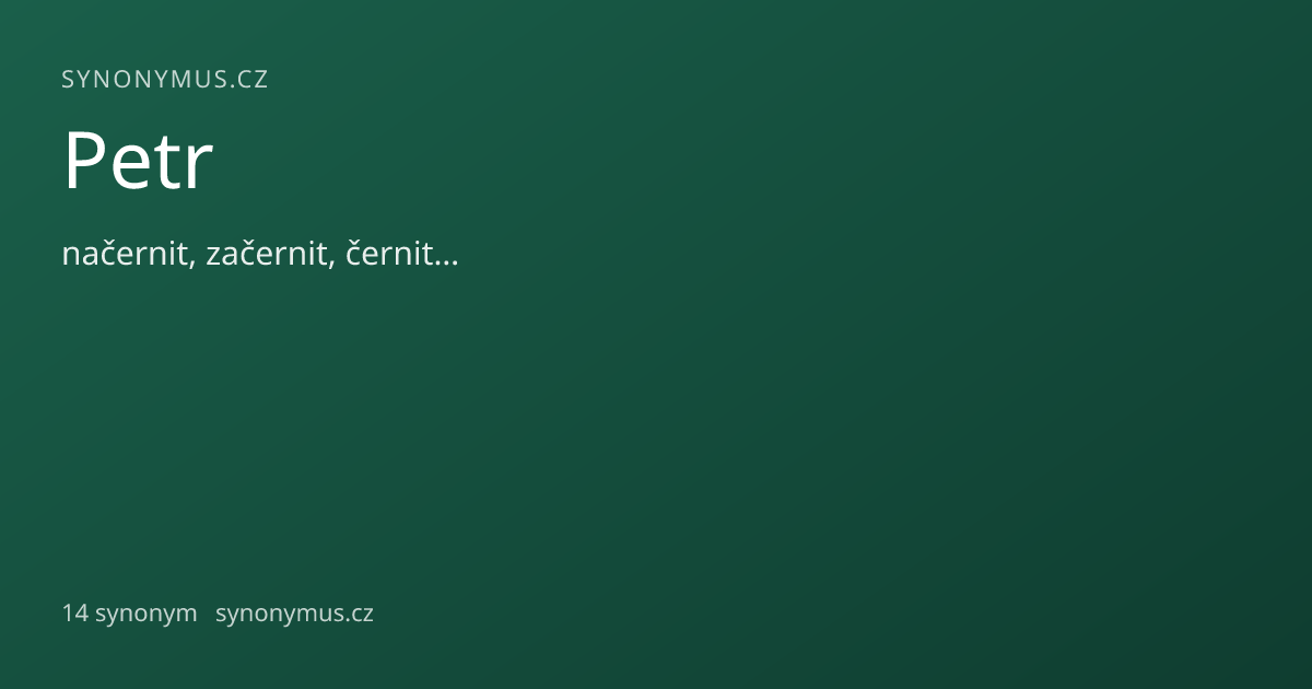 Náhled odkazu: Petr