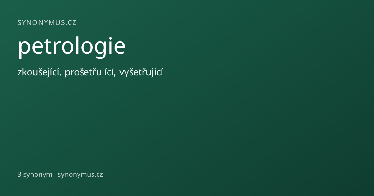 Náhled odkazu: petrologie