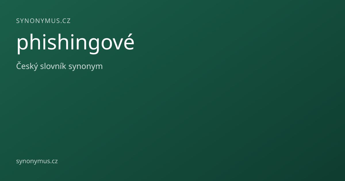Náhled odkazu: phishingové