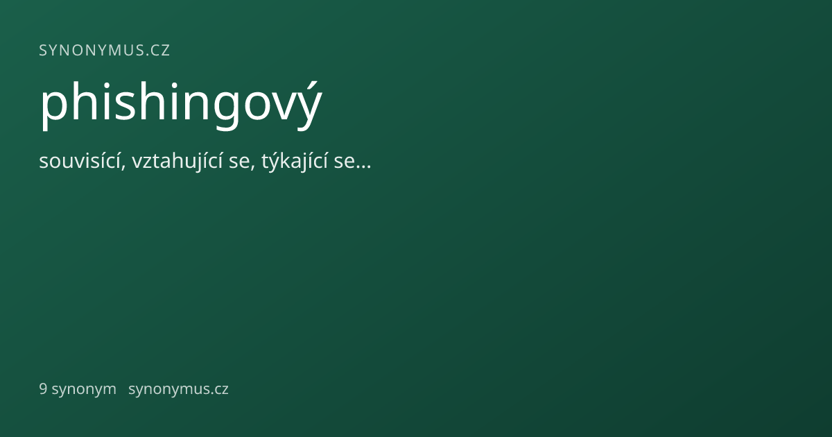 Náhled odkazu: phishingový