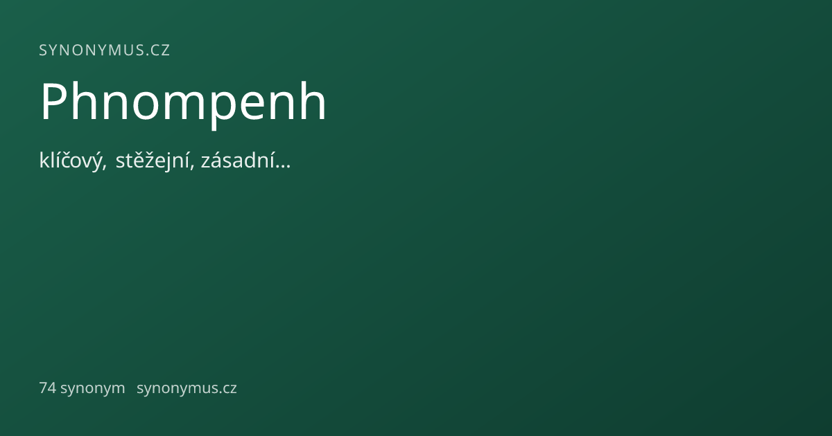 Náhled odkazu: Phnompenh