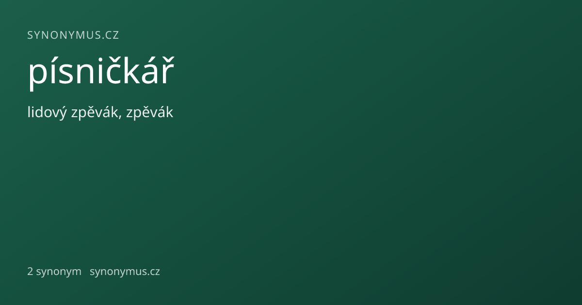 Náhled odkazu: písničkář