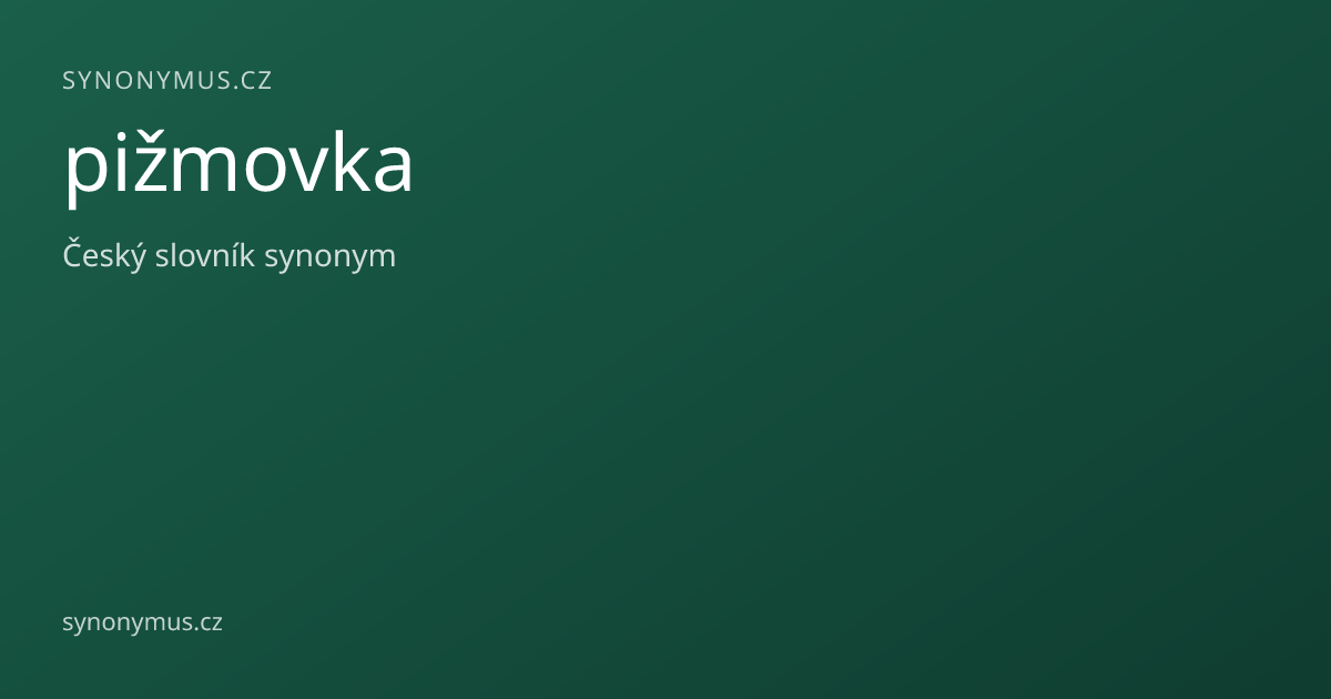 Náhled odkazu: pižmovka