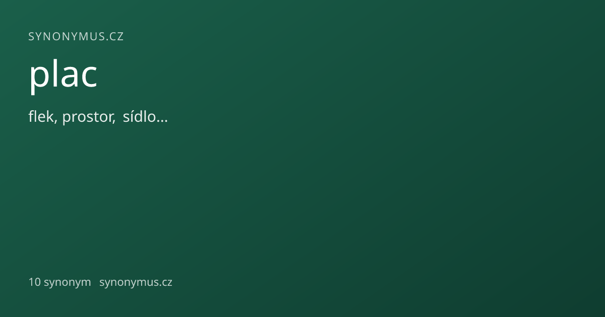 Náhled odkazu: plac