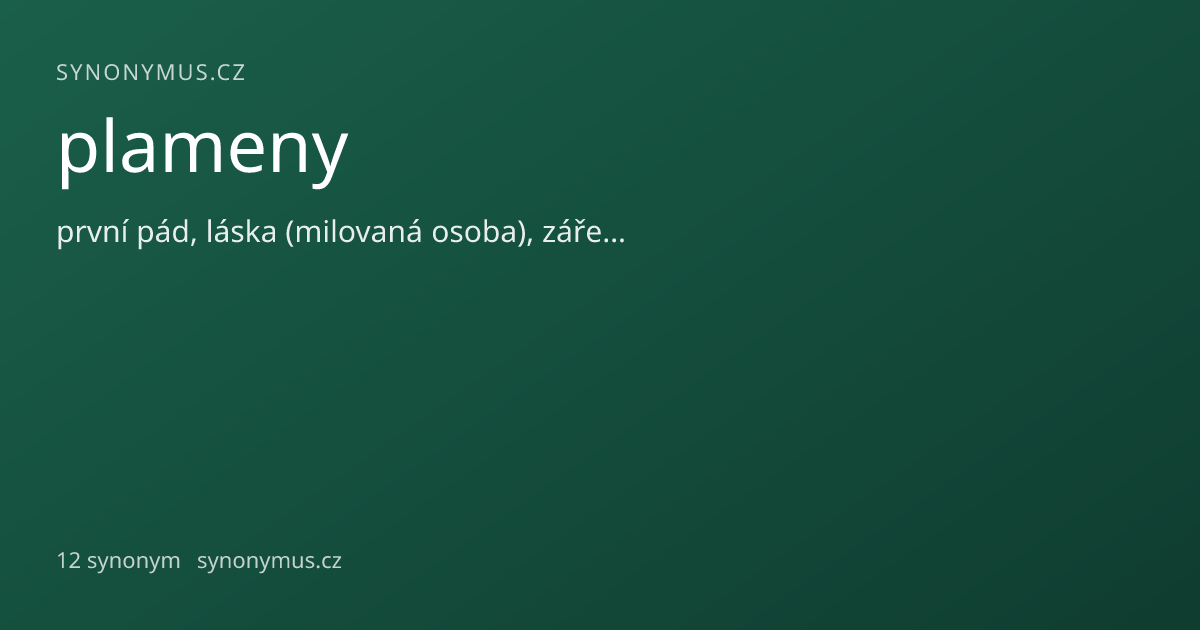 Náhled odkazu: plameny