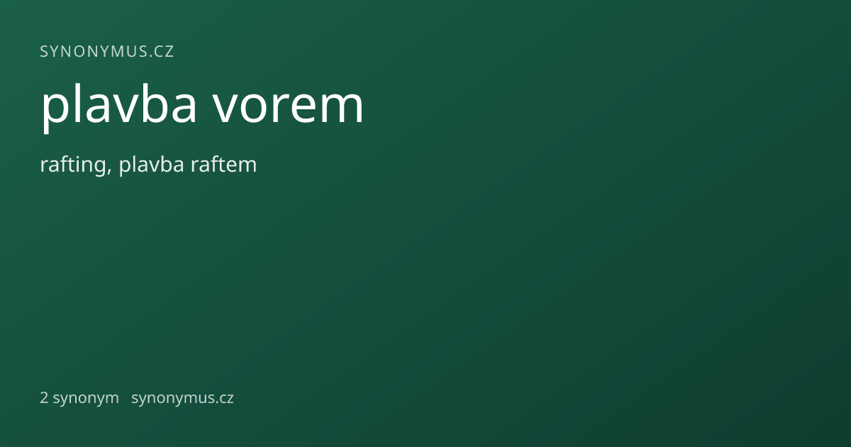 Náhled odkazu: plavba vorem