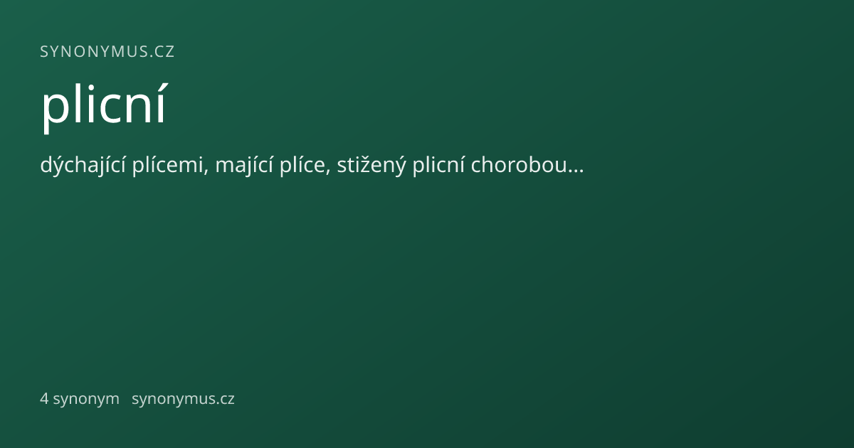 Náhled odkazu: plicní