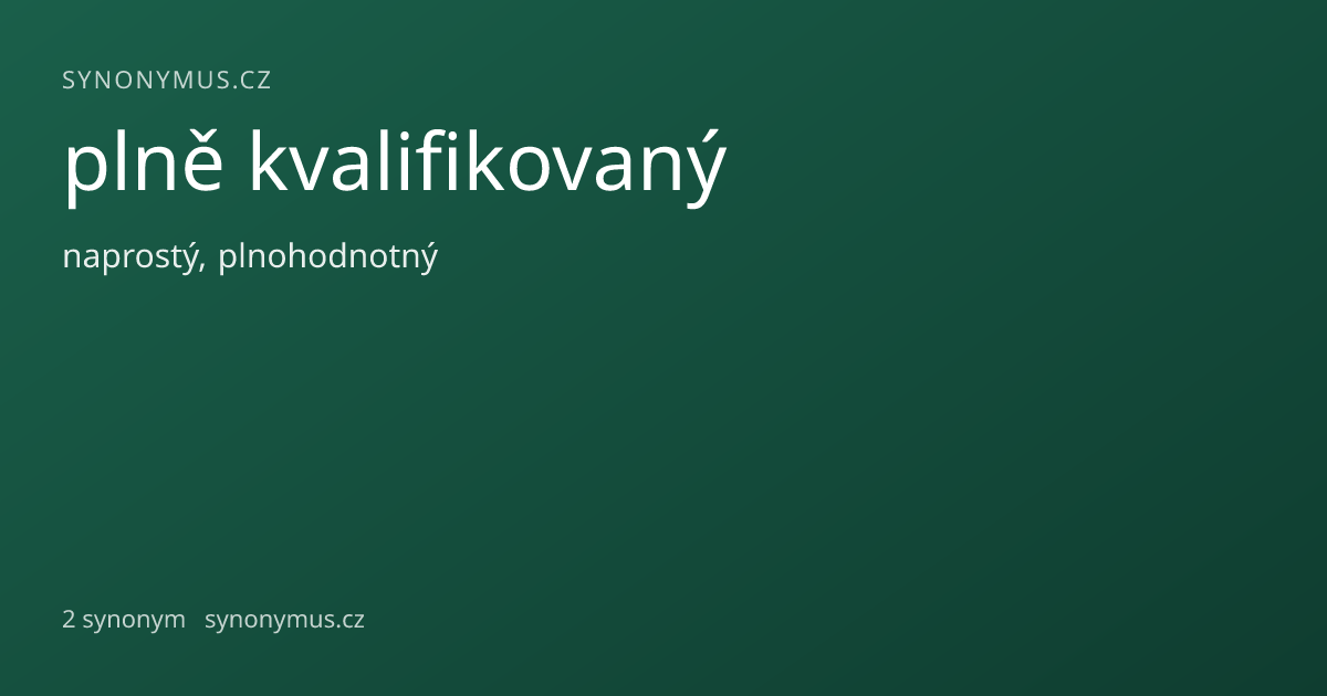 Náhled odkazu: plně kvalifikovaný