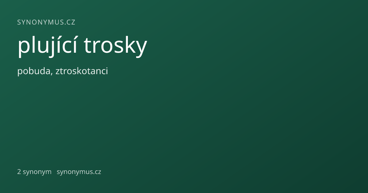 Náhled odkazu: plující trosky