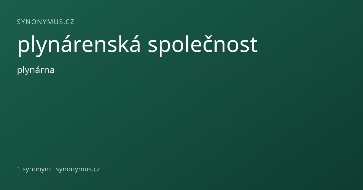 Náhled odkazu: plynárenská společnost