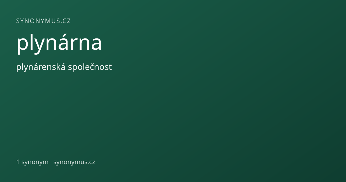Náhled odkazu: plynárna