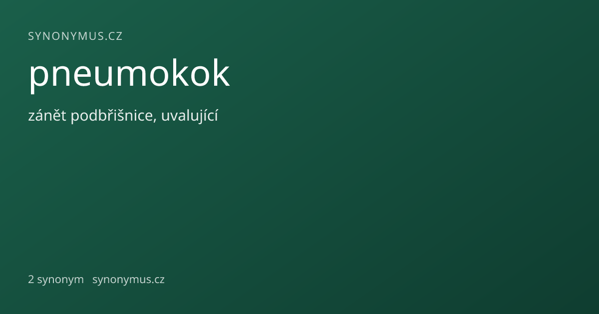 Náhled odkazu: pneumokok