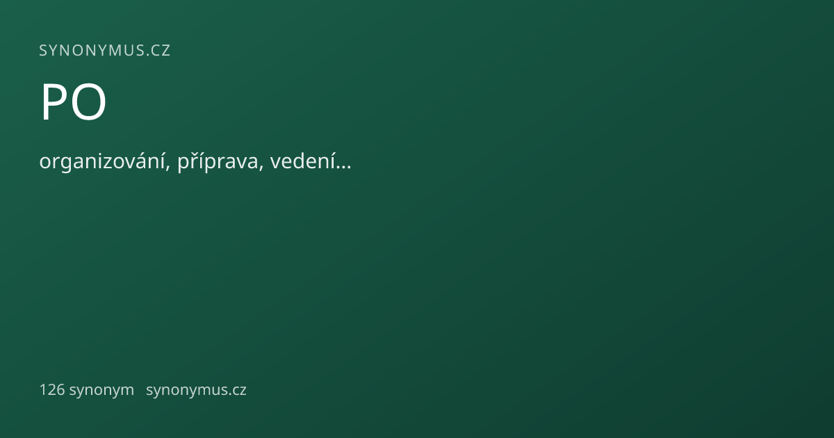 Náhled odkazu: PO