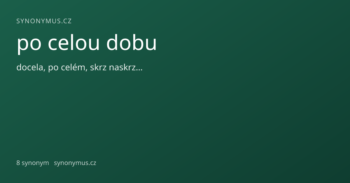 Náhled odkazu: po celou dobu