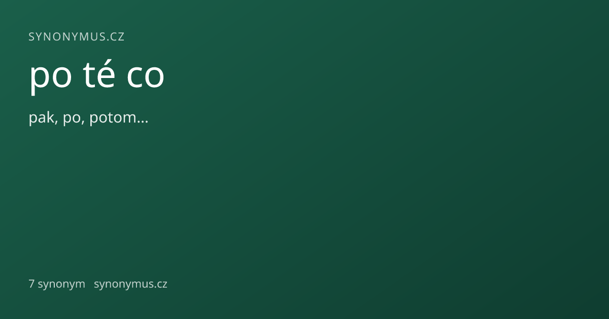 Náhled odkazu: po té co
