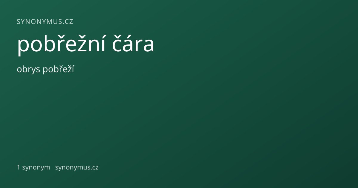 Náhled odkazu: pobřežní čára