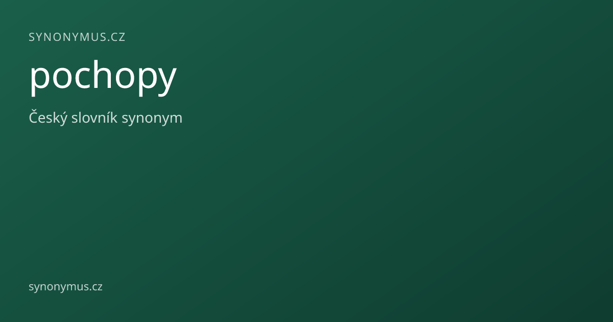 Náhled odkazu: pochopy