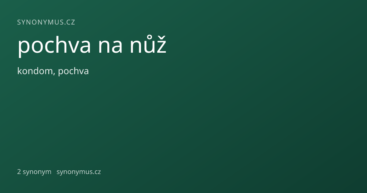 Náhled odkazu: pochva na nůž