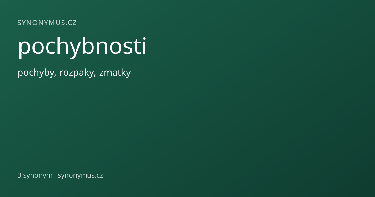 Náhled odkazu: pochybnosti