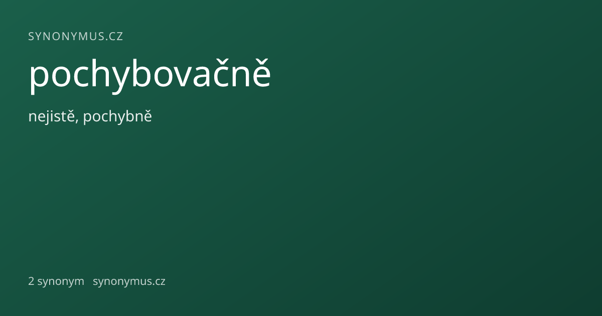 Náhled odkazu: pochybovačně