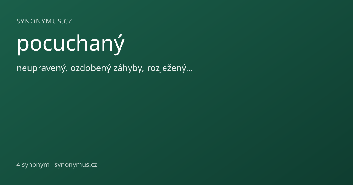 Náhled odkazu: pocuchaný