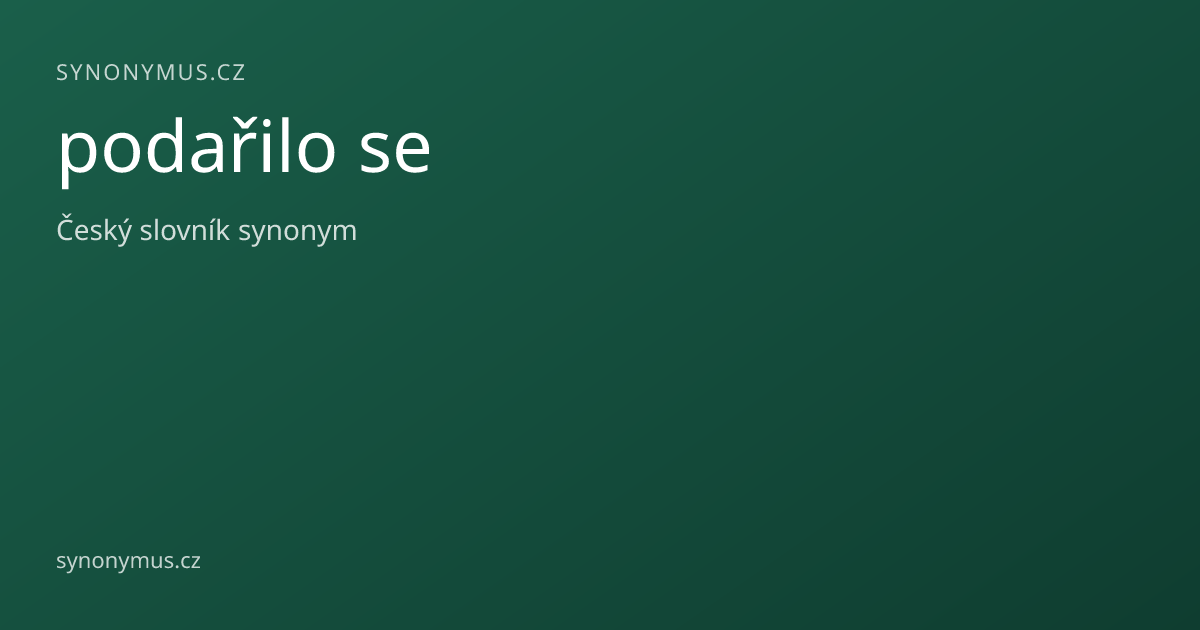 Náhled odkazu: podařilo se