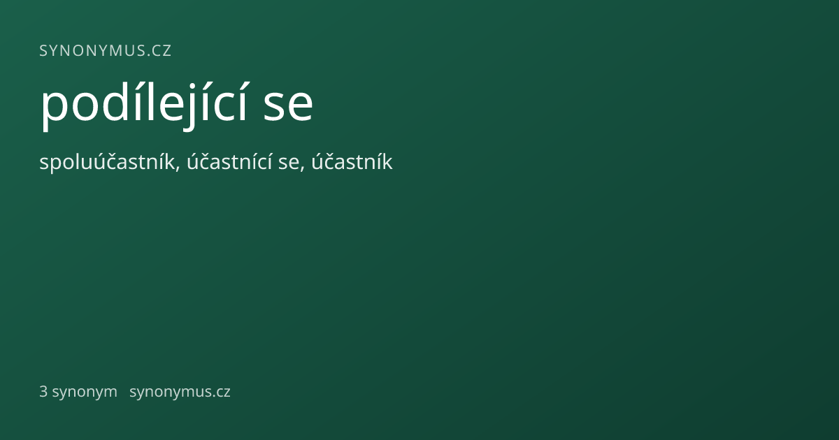 Náhled odkazu: podílející se